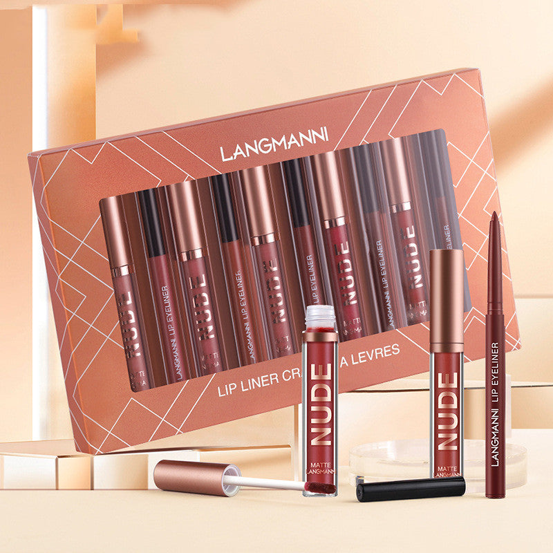 Lip Liner And Lipstick Makeup 12 Pcs Set 6 Matte Lipstick 6 Lip Liner Pens Waterproof Long Lasting Matte Lipstick Beauty Cosmetics Makeup Gift For Girls Lipstick Set Lip Liner And Lipstick Makeup 12 Pcs Set 6 Matte Lipstick 6 Lip Liner Pens Waterproof Long Lasting Matte Lipstick Beauty Cosmetics Makeup Gift For Girls Lipstick Set